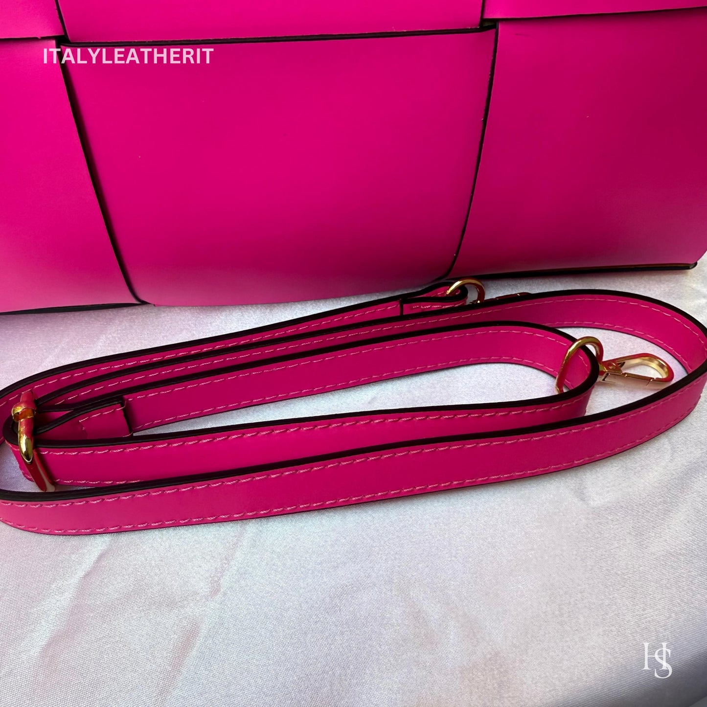 Italian Handmade Leather Bags for Women | Elegant Tote & Purse from Florence, Ladies bag, pink leather tote, large bag