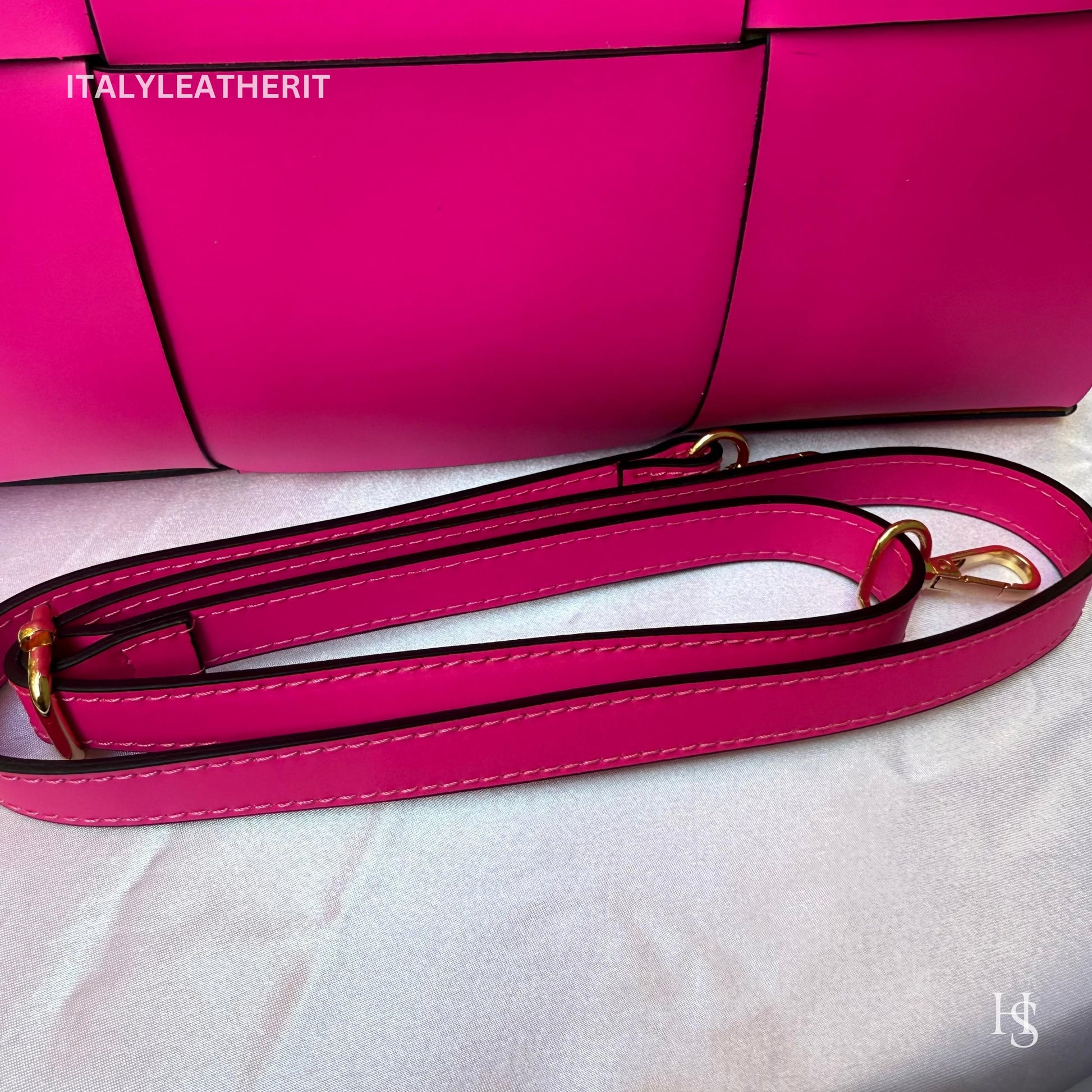 Italian Handmade Leather Bags for Women | Elegant Tote & Purse from Florence, Ladies bag, pink leather tote, large bag