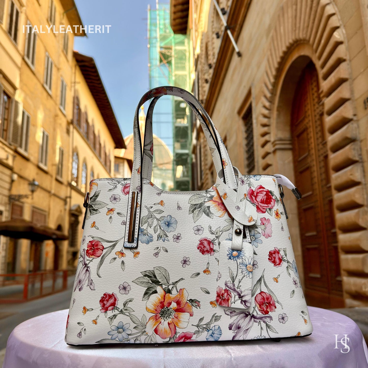 Italian Handmade Leather Bags For Women | Elegant Leather Tote From Florence | Perfect Gift for Her