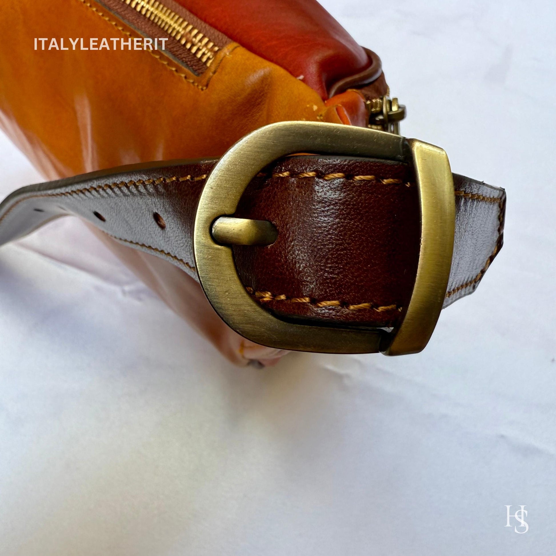 Italian Handmade Leather Belt Bags for Unisex Made In Italy from Florence | Waist Bag | Leather Fanny Pack | Belly Bag