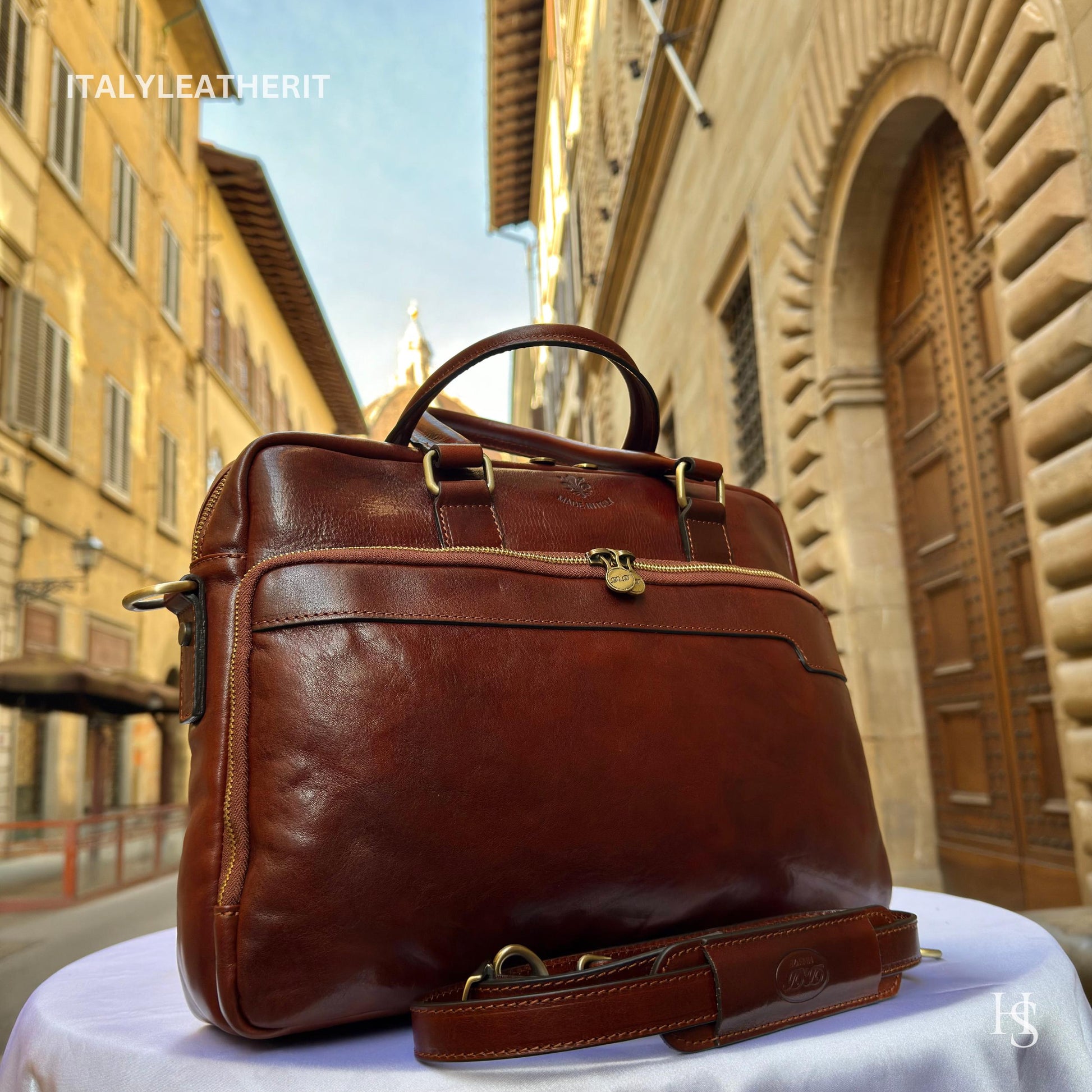 Italian Handmade Leather Briefcase Bags for Men | Elevate Your Style with Exquisite Craftsmanship made in Italy