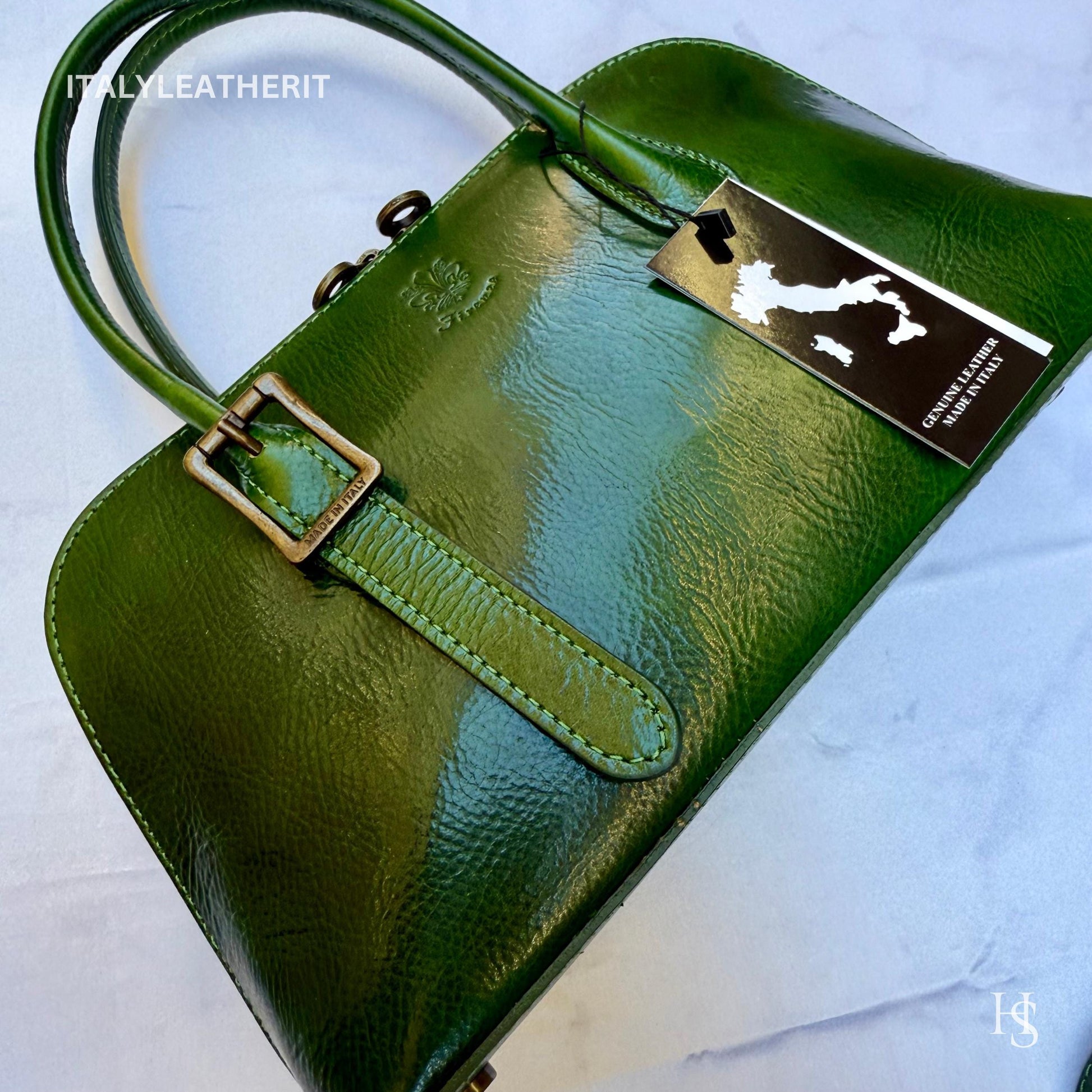 Italian Handmade Leather Bags For Women l l Elegant Leather Tote From Florence, shoulder leather bag