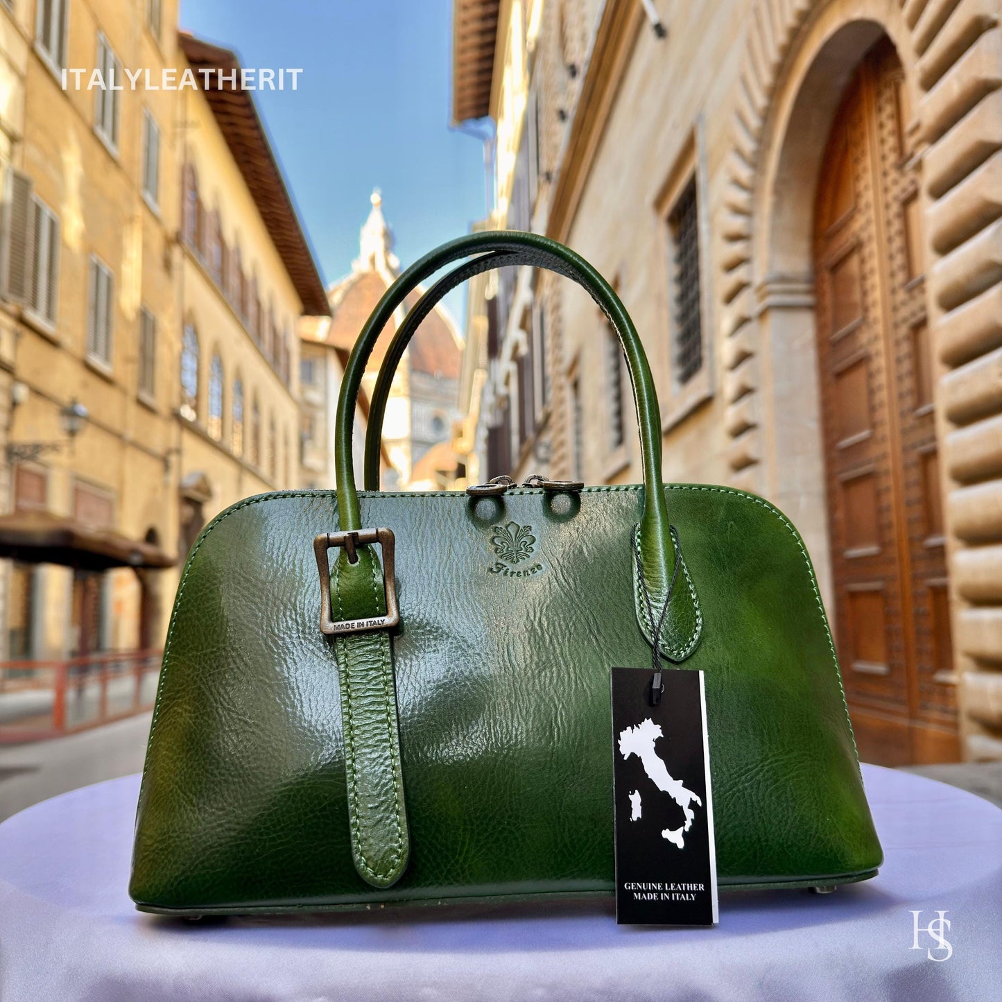 Italian Handmade Leather Bags For Women l l Elegant Leather Tote From Florence, shoulder leather bag