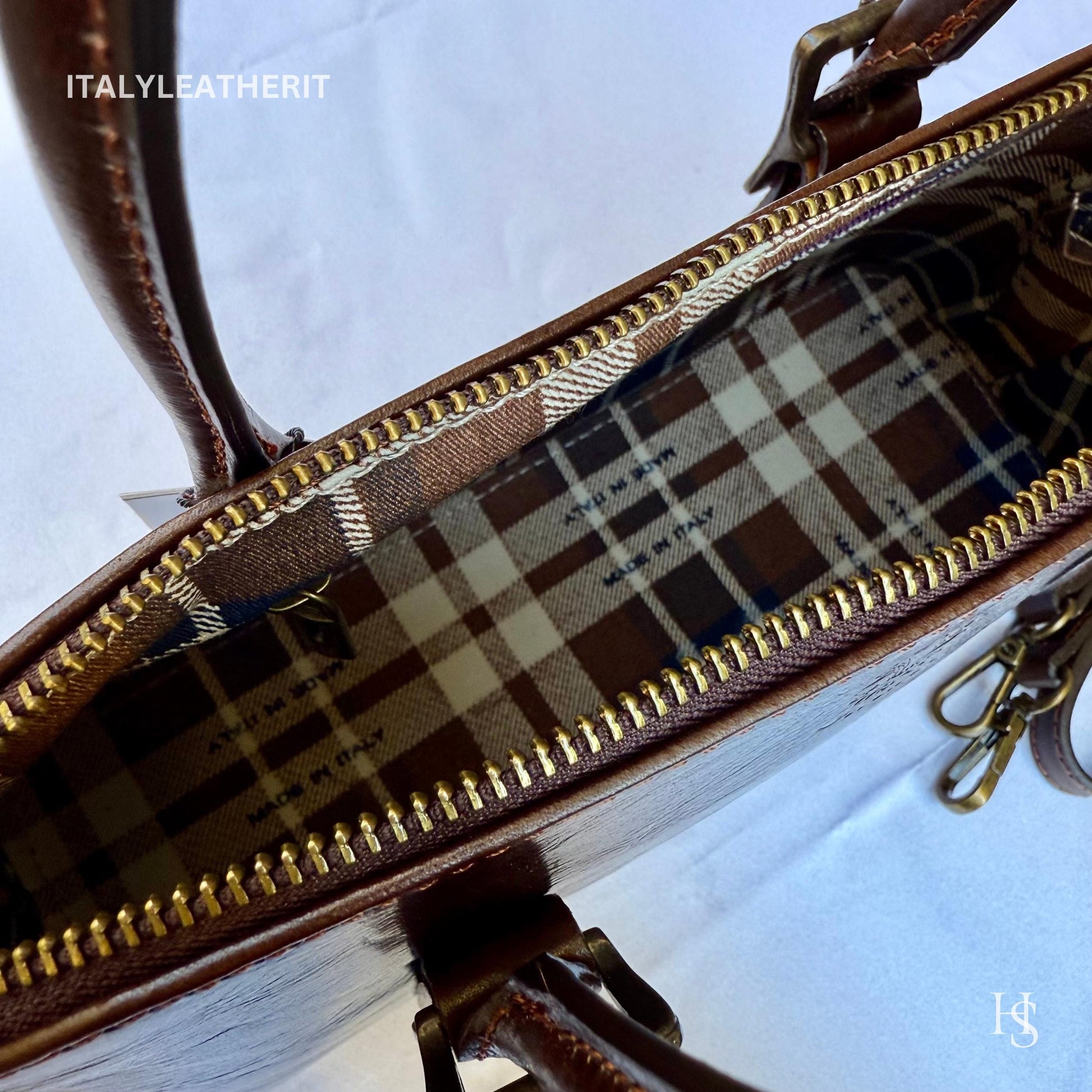 Italian Handmade Leather Bags For Women l l Elegant Leather Tote From Florence, shoulder leather bag