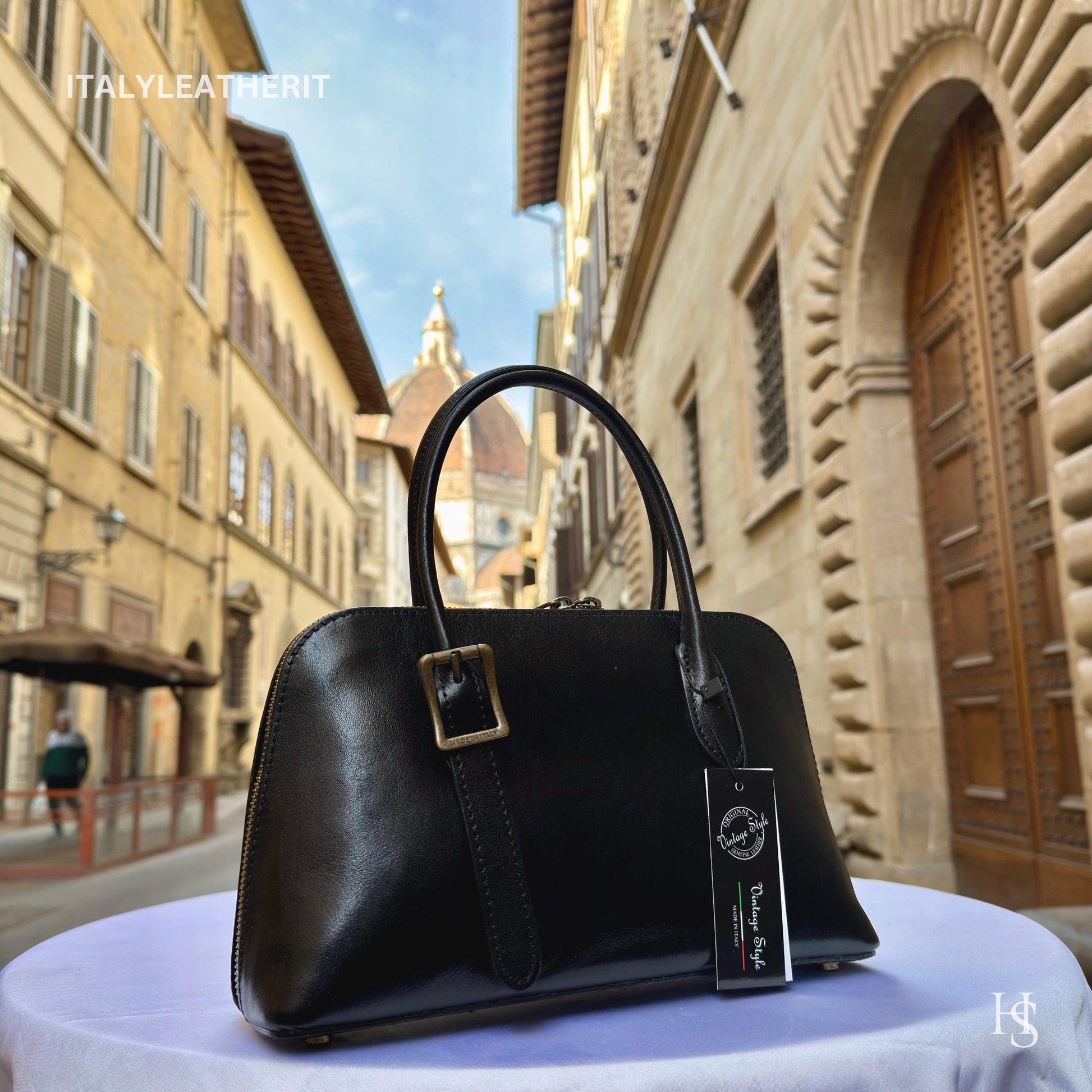 Italian Handmade Leather Bags For Women l l Elegant Leather Tote From Florence, shoulder leather bag