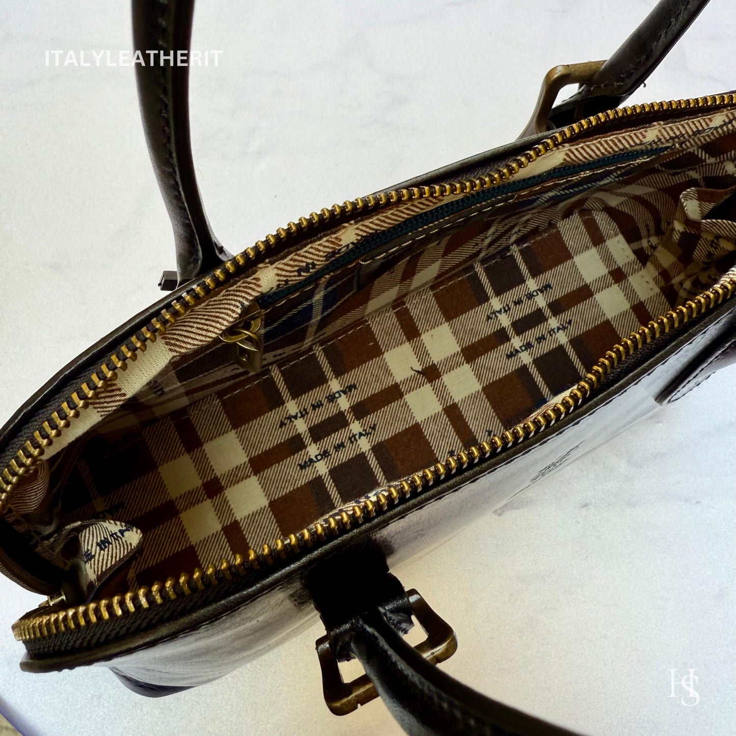 Italian Handmade Leather Bags For Women l l Elegant Leather Tote From Florence, shoulder leather bag