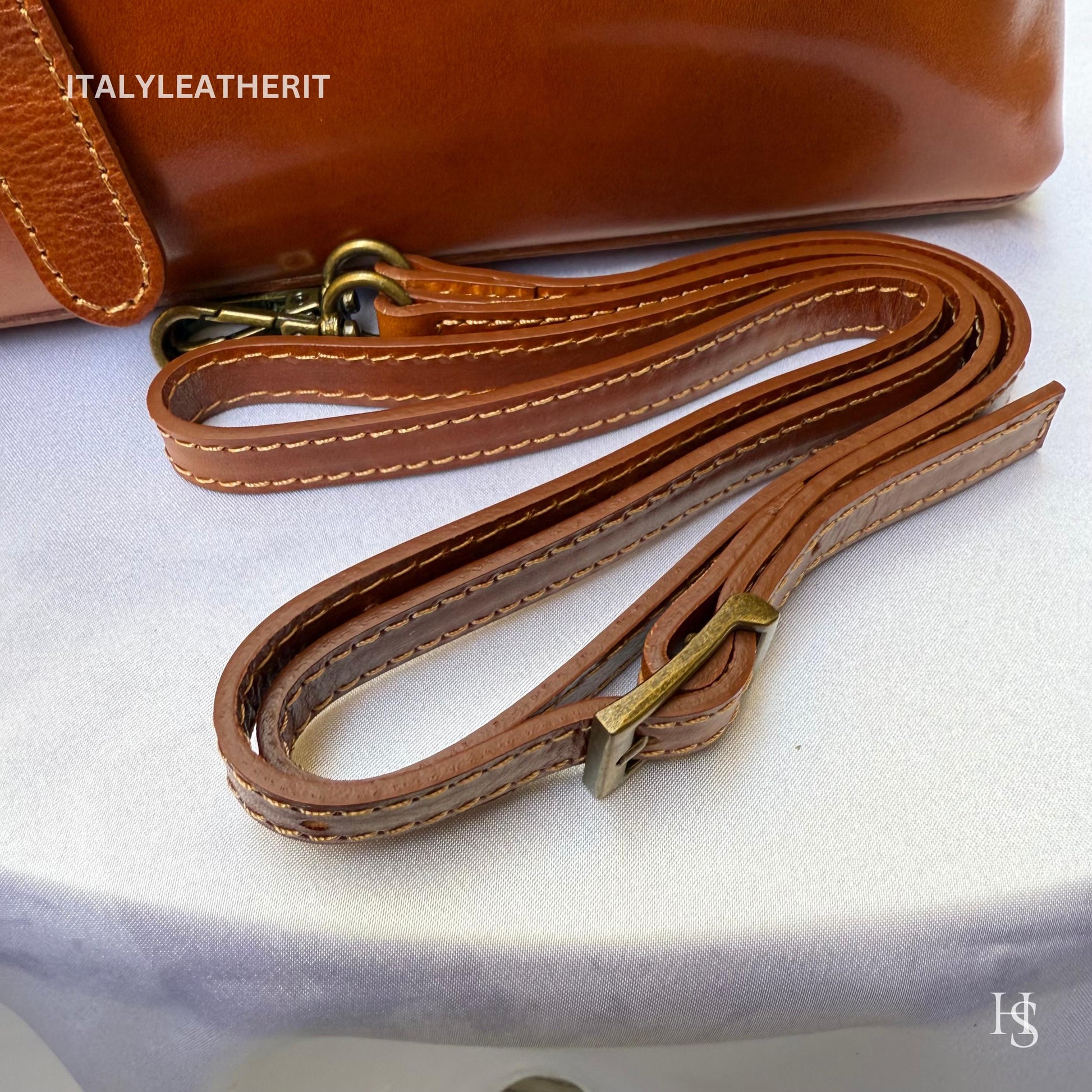 Italian Handmade Leather Bags For Women l l Elegant Leather Tote From Florence, shoulder leather bag