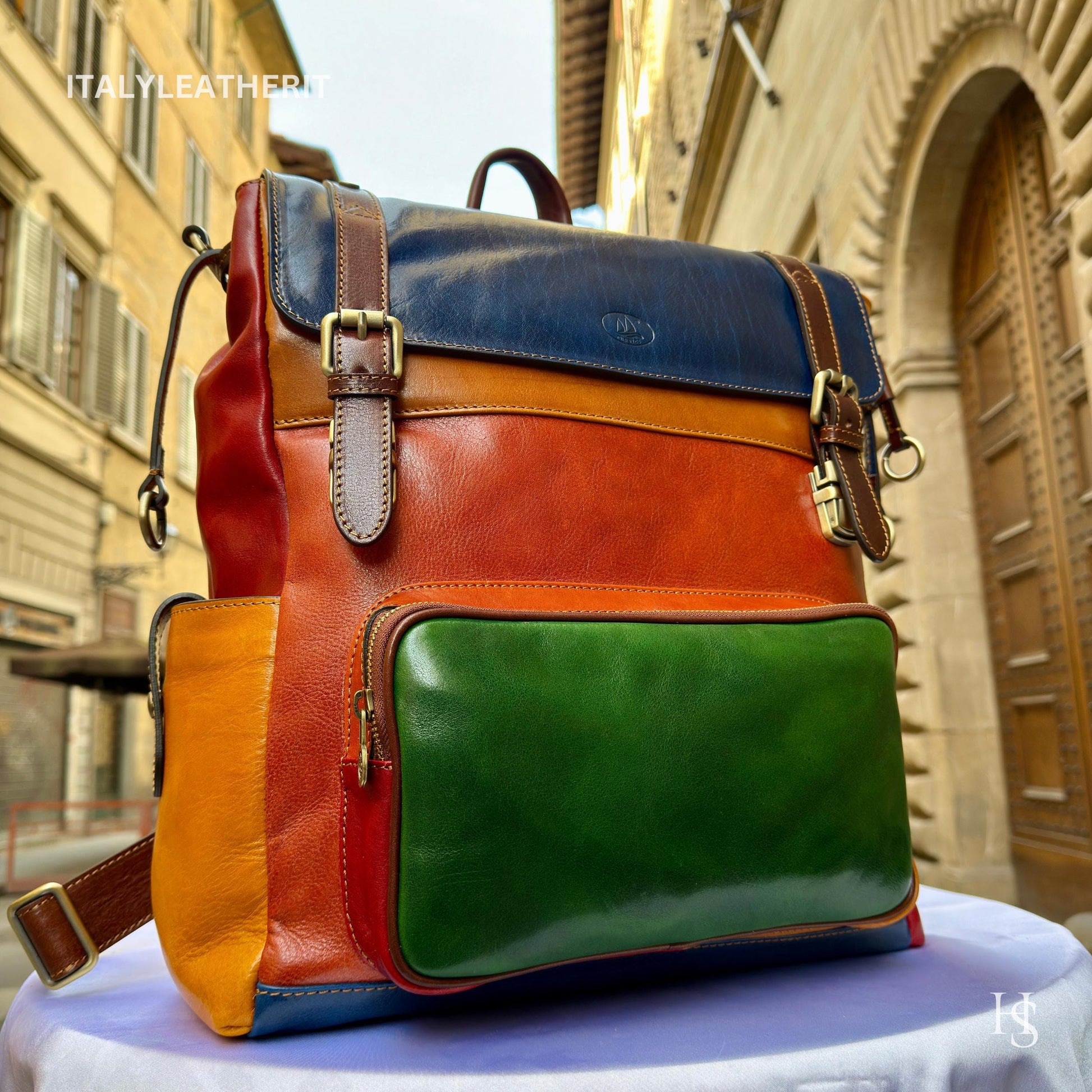 Italian Handmade Leather Backpacks for Unisex| Elevate Your Style with Exquisite Craftsmanship Made in Italy