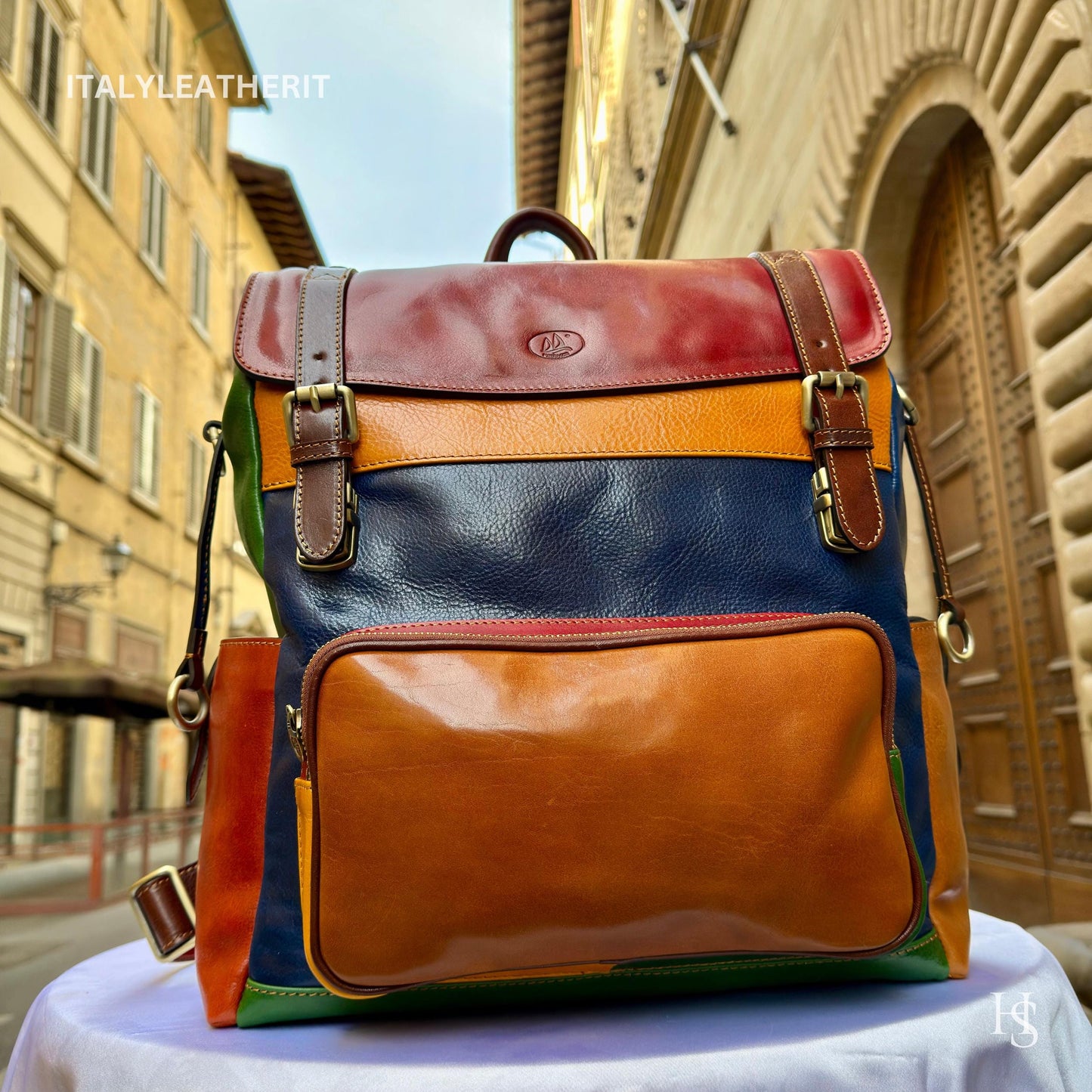 Italian Handmade Leather Backpacks for Unisex| Elevate Your Style with Exquisite Craftsmanship Made in Italy