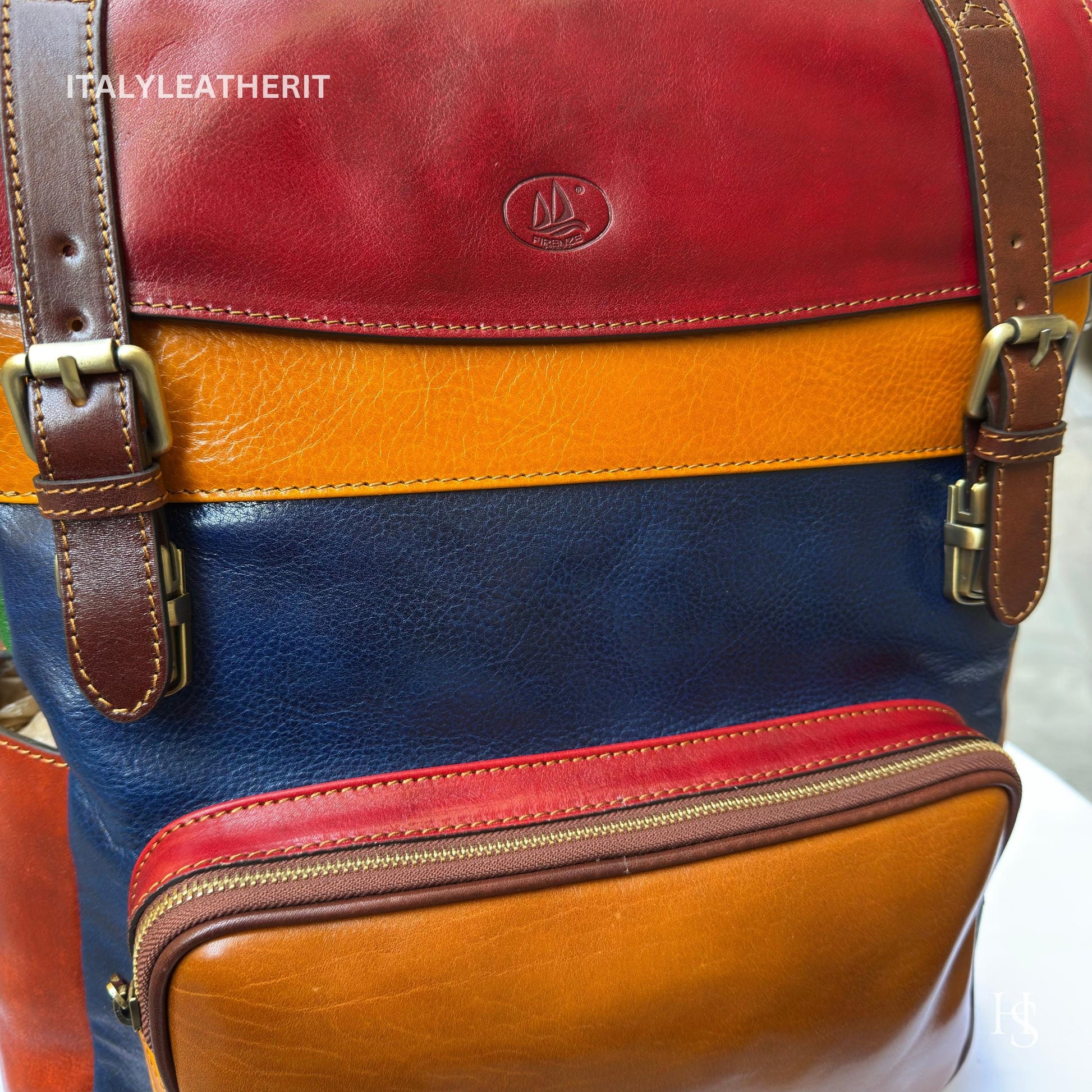 Italian Handmade Leather Backpacks for Unisex| Elevate Your Style with Exquisite Craftsmanship Made in Italy