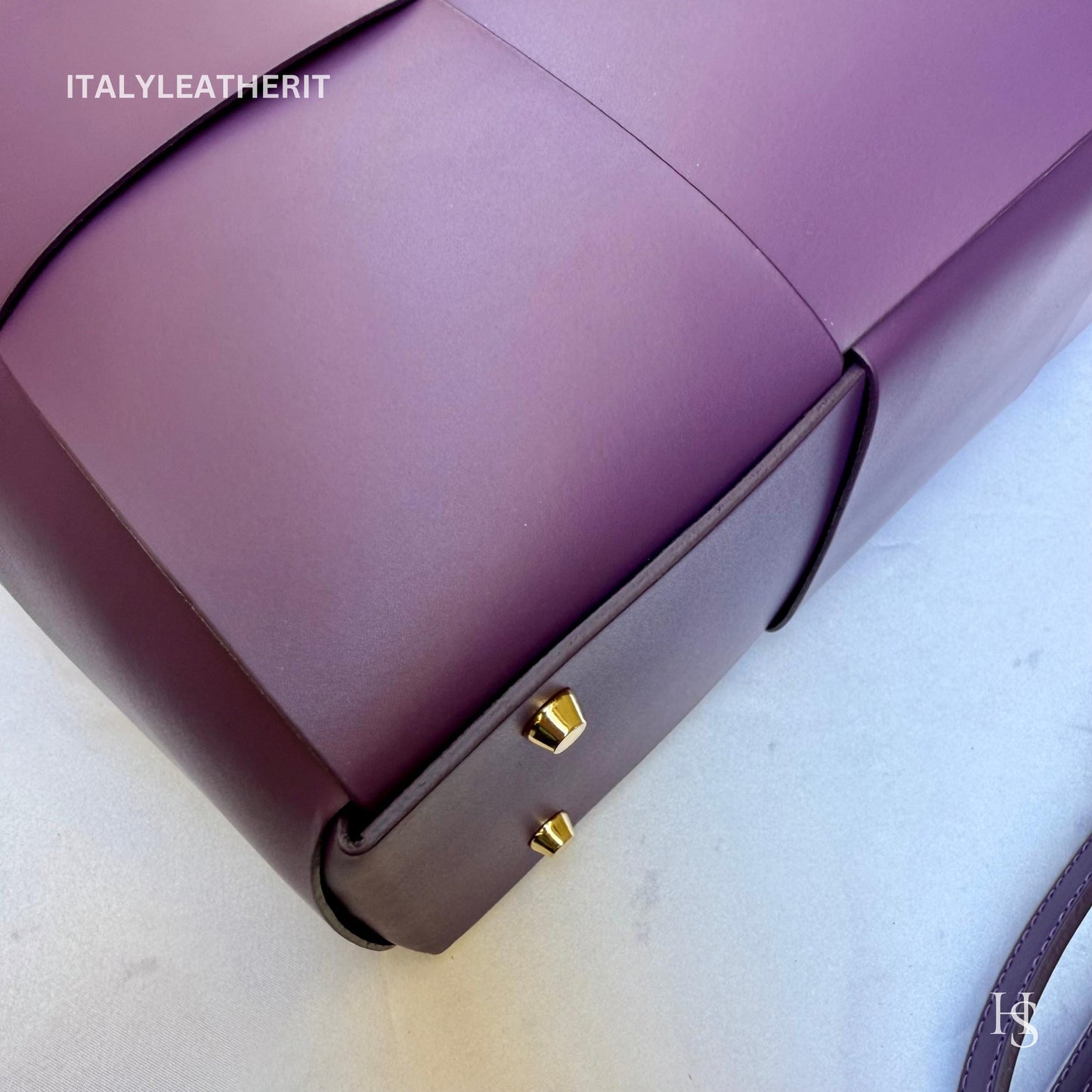 Borse in pelle fatte a mano in Italia per donna / Eleganti borse e borsette da Firenze, borsa da donna, borsa in pelle viola, borsa grande