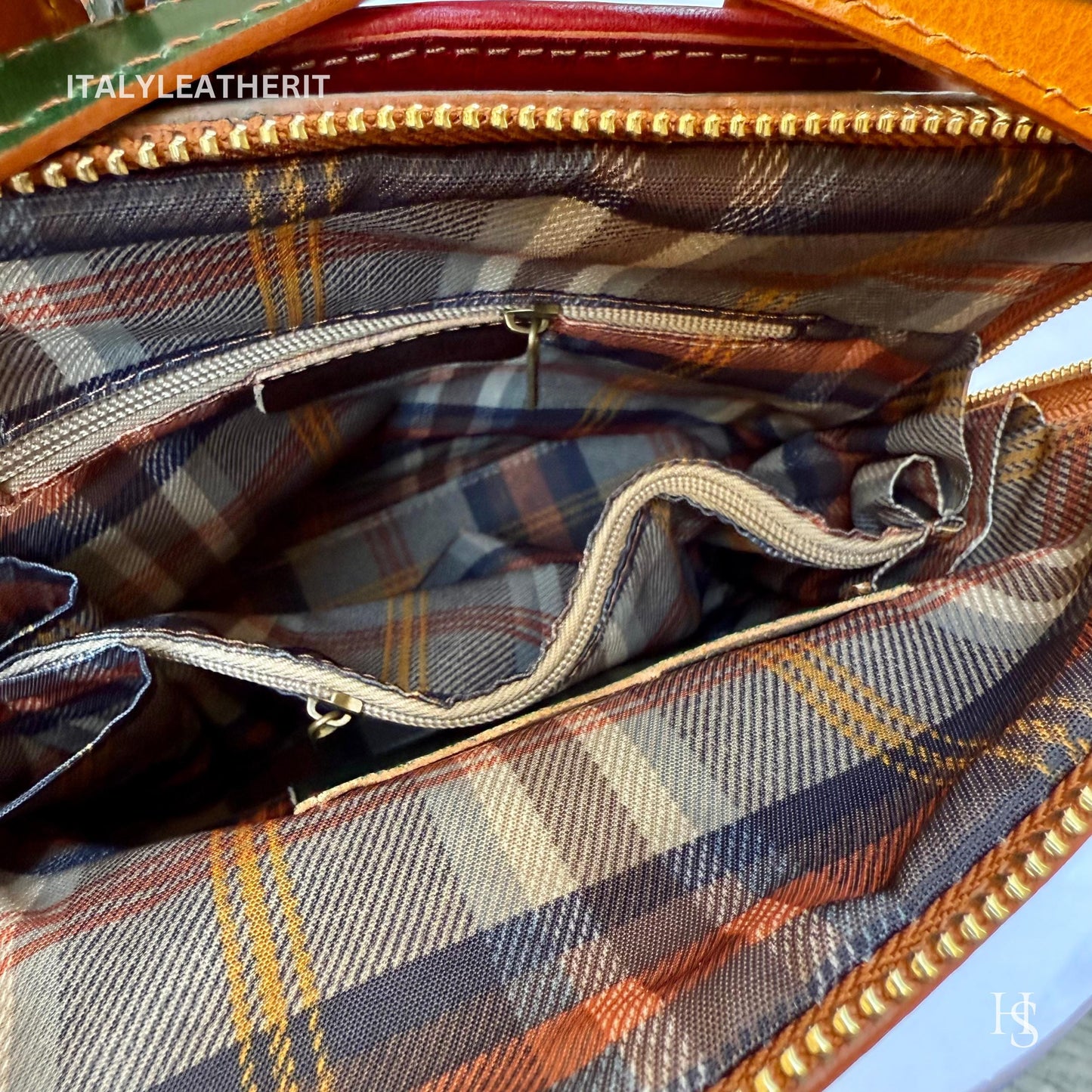Zaino unisex in pelle toscana fatto a mano da Firenze, prodotto in Italia, borsa per computer, zaino multicolore