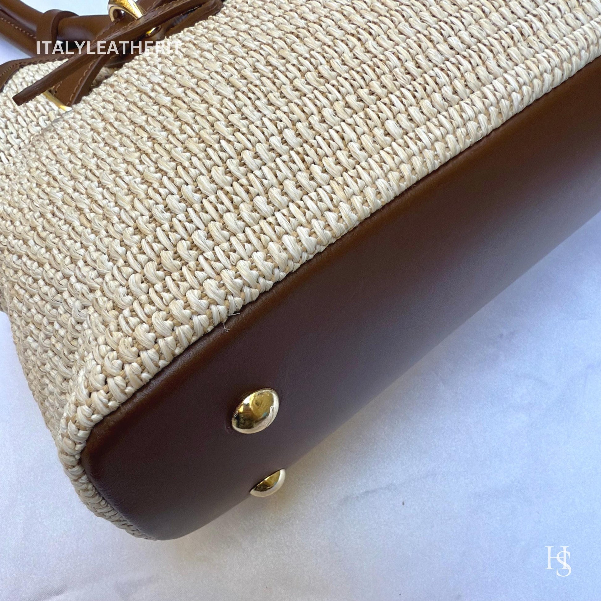 Italian Handmade Leather Bags For Woman l l Elegant Leather Tote From Florence ll Handmade Italy
