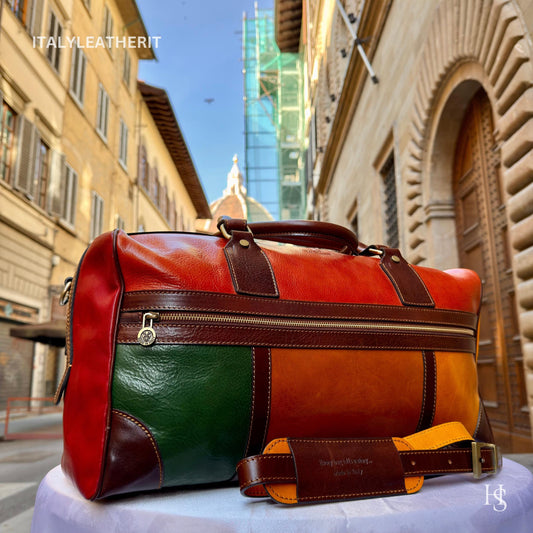 Italian Handmade Leather Travel Bags for Men | Elevate Your Style with Exquisite Craftsmanship made in Italy from Florence