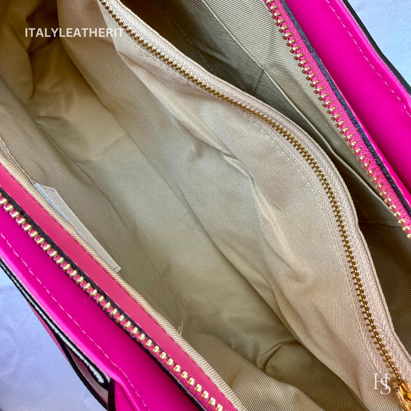 Italian Handmade Leather Bags for Women | Elegant Tote & Purse from Florence, Ladies bag, pink leather tote, large bag