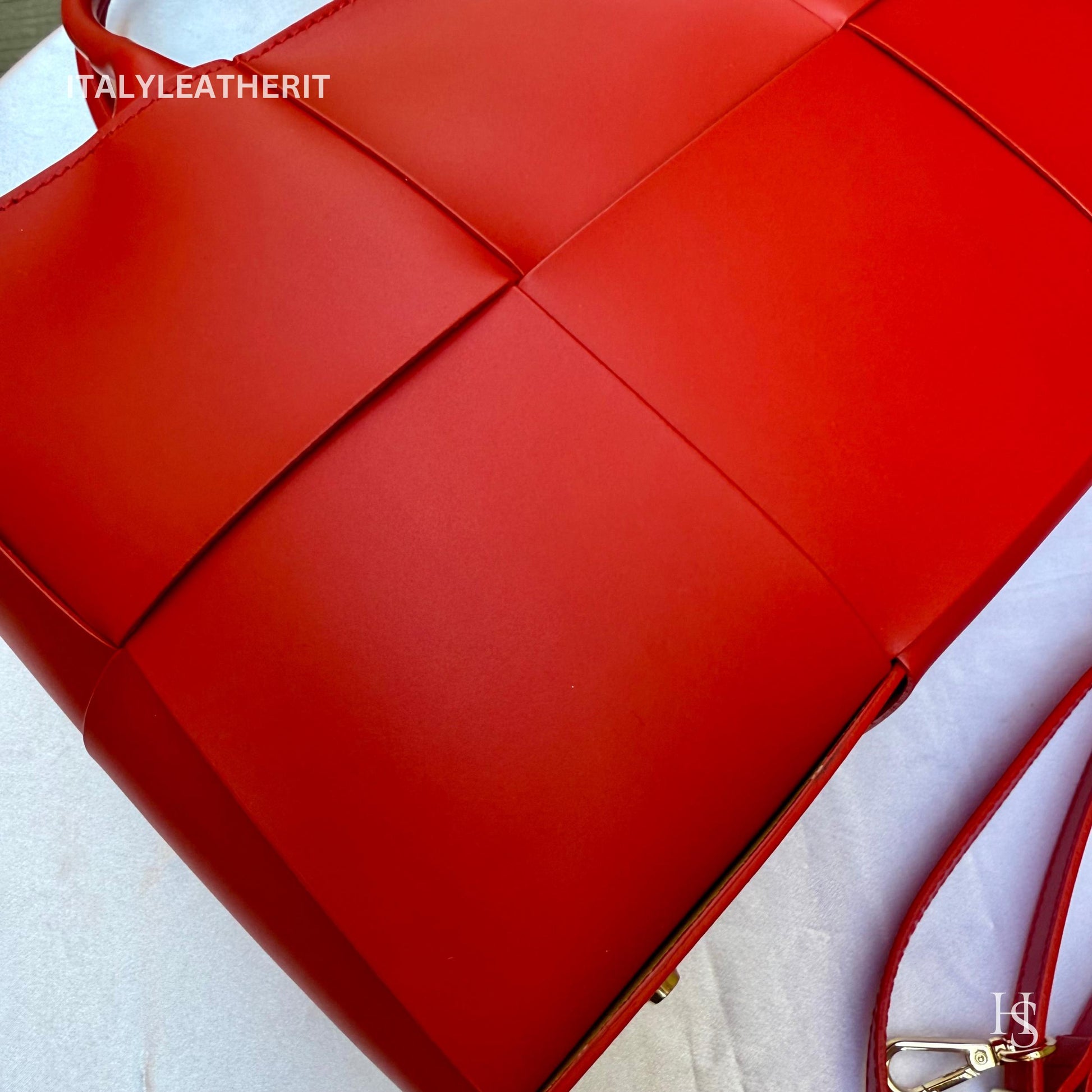 Italian Handmade Leather Bags for Women | Elegant Tote & Purse from Florence, Ladies bag, Red leather tote, large bag