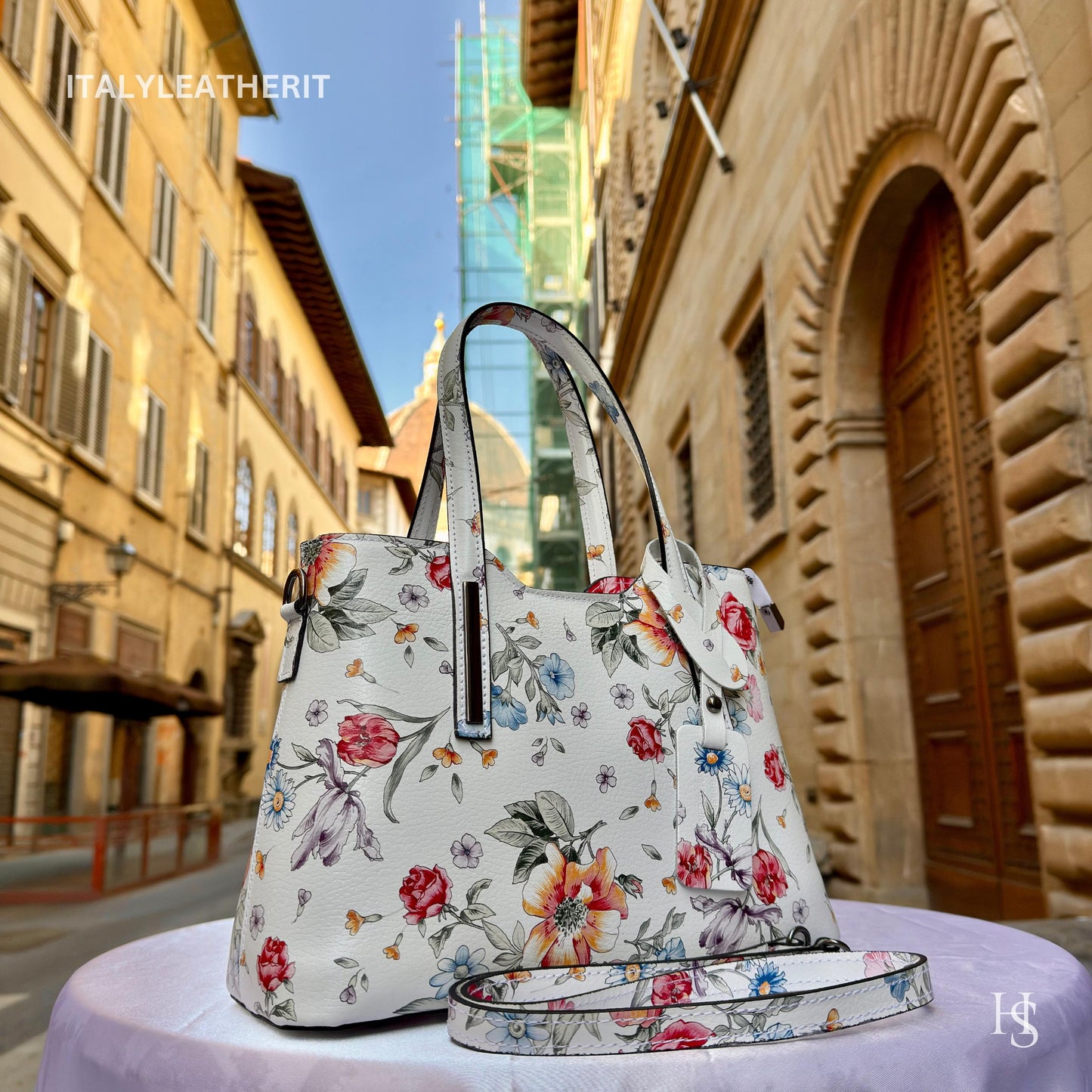 Italian Handmade Leather Bags For Women | Elegant Leather Tote From Florence | Perfect Gift for Her