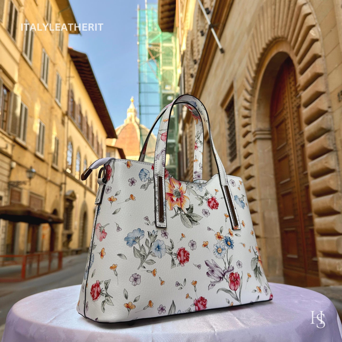 Italian Handmade Leather Bags For Women | Elegant Leather Tote From Florence | Perfect Gift for Her