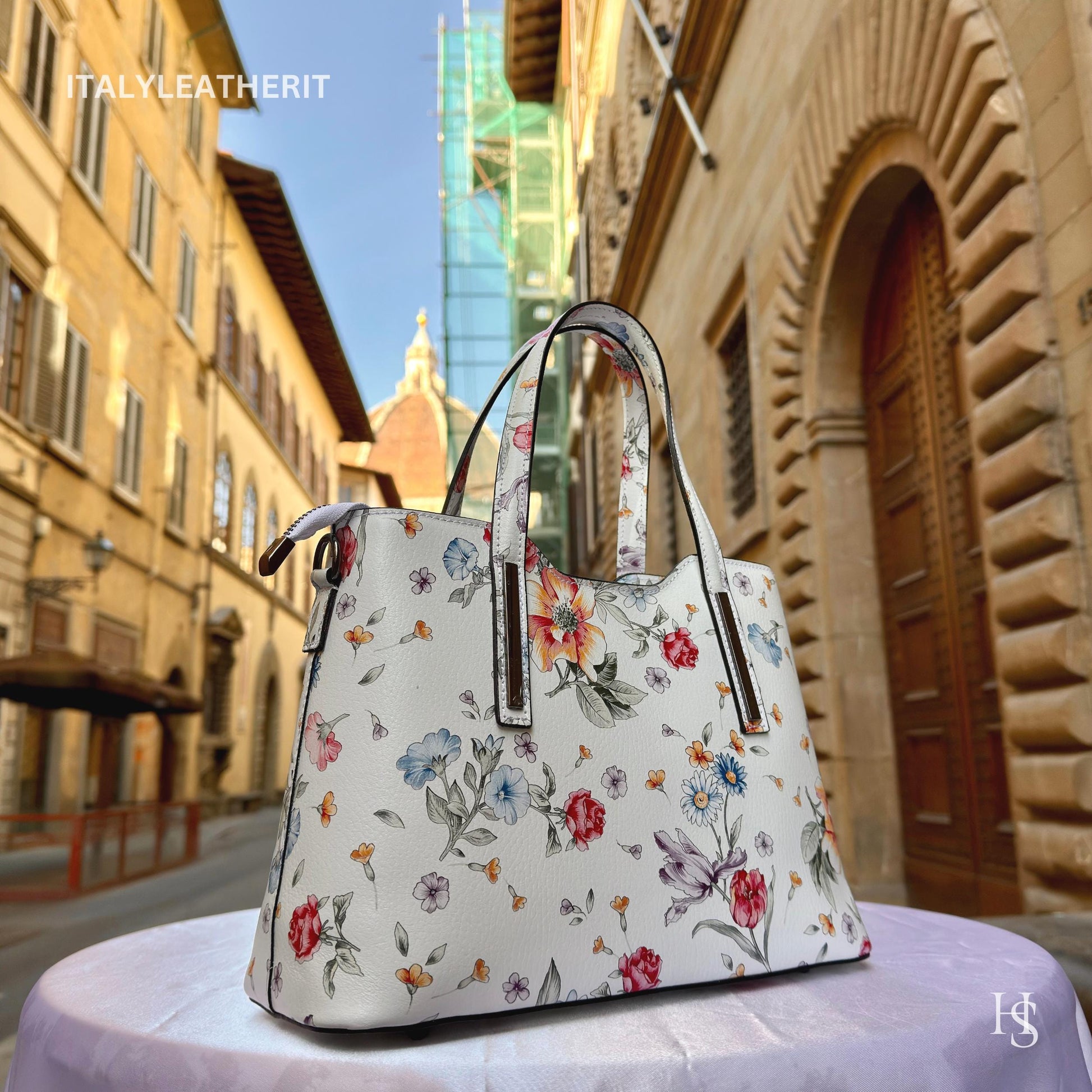 Italian Handmade Leather Bags For Women | Elegant Leather Tote From Florence | Perfect Gift for Her