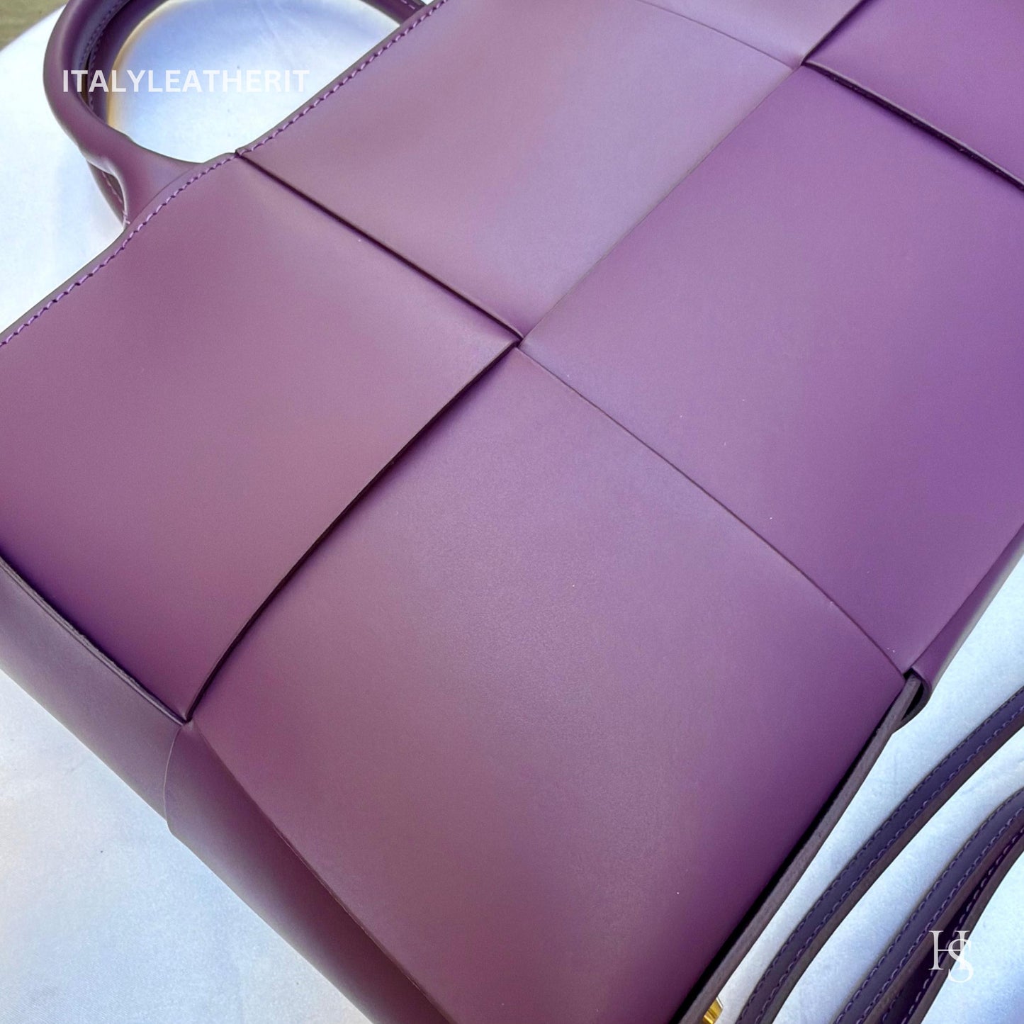 Borse in pelle fatte a mano in Italia per donna / Eleganti borse e borsette da Firenze, borsa da donna, borsa in pelle viola, borsa grande