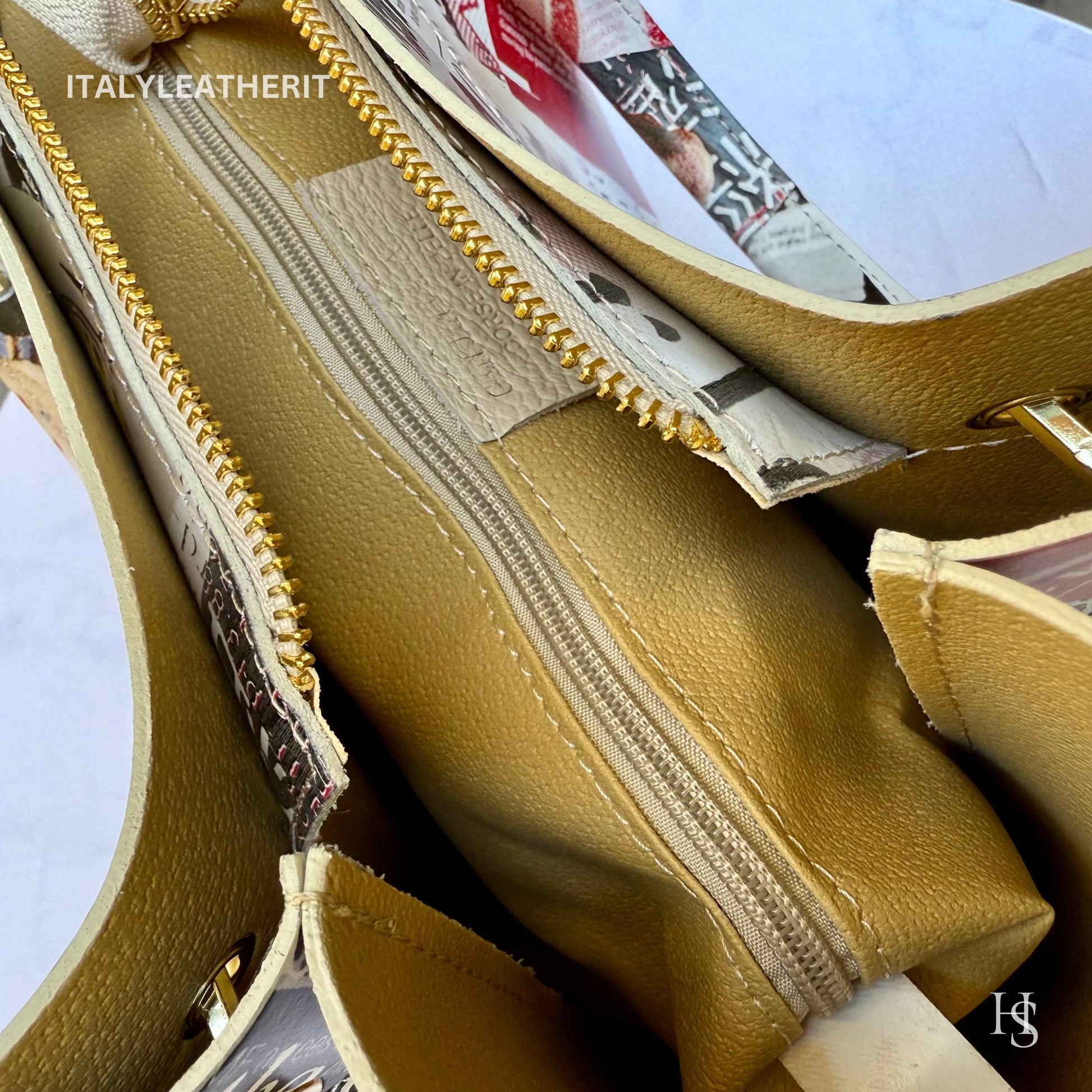 Italian Handmade Leather Bags For Women l l Elegant Leather Tote From Florence, Italy, Pop Art Bag