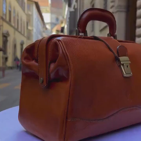 Italian Handmade Leather Doctor Bags | Medical Bag Purses | Made In Florence | Best Gift for Medical Professionals