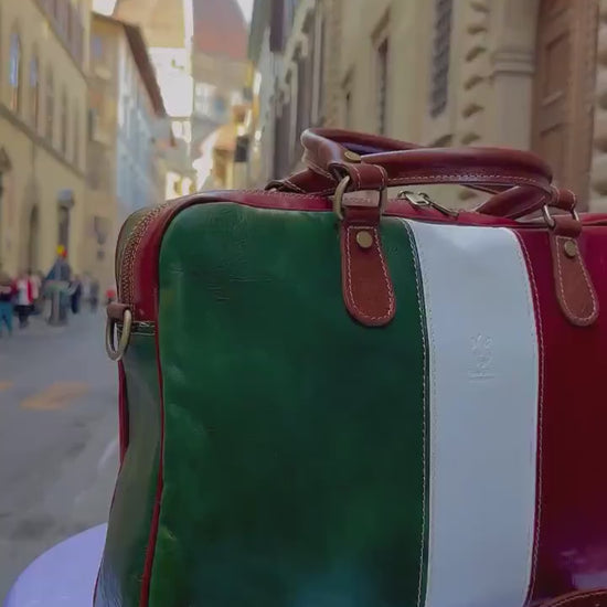 Italian Handmade Leather Briefcase Bags for Men | Elevate Your Style with Exquisite Craftsmanship made in Italy from Florence | shoulder bag