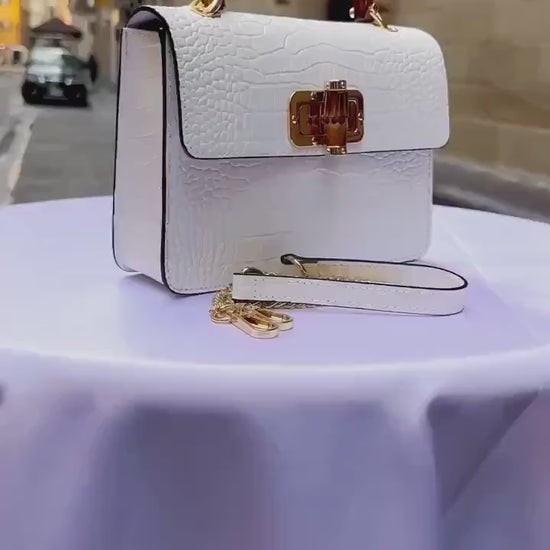 Italian Handmade Leather Bags For Woman l l Elegant Leather Tote From Florence