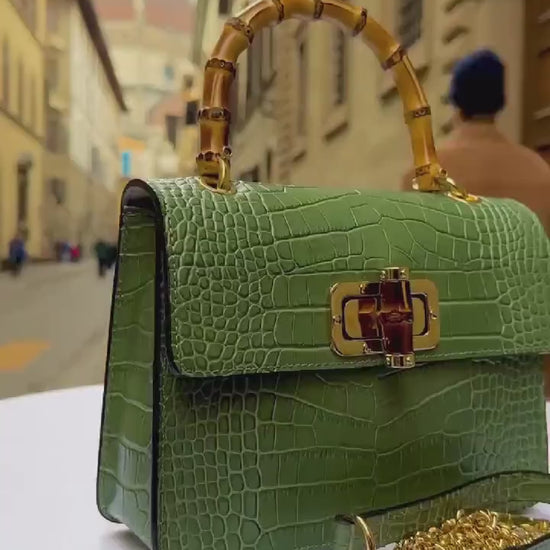 Italian Handmade Leather Bags For Women l l Elegant Leather Tote From Florence, Stylish Handbag, Premium Purse