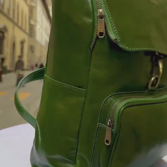 Italian Handmade Leather Backpacks for Men | Elevate Your Style with Exquisite Craftsmanship Made in Italy