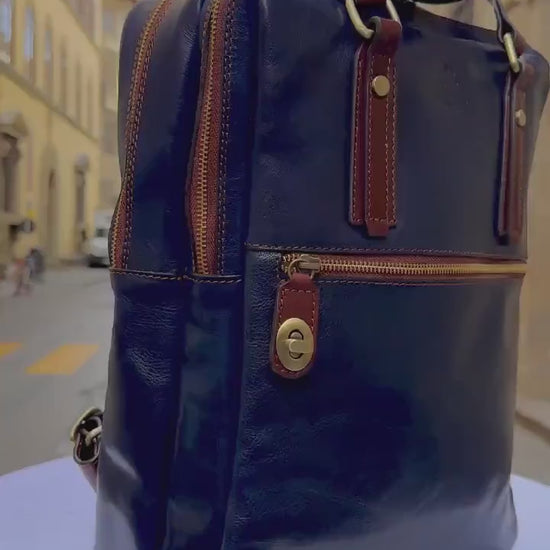 Italian Handmade Leather Backpacks for Men | Elevate Your Style with Exquisite Craftsmanship Made in Italy from Florence