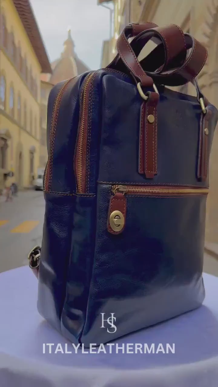 Italian Handmade Leather Backpacks for Men | Elevate Your Style with Exquisite Craftsmanship Made in Italy from Florence