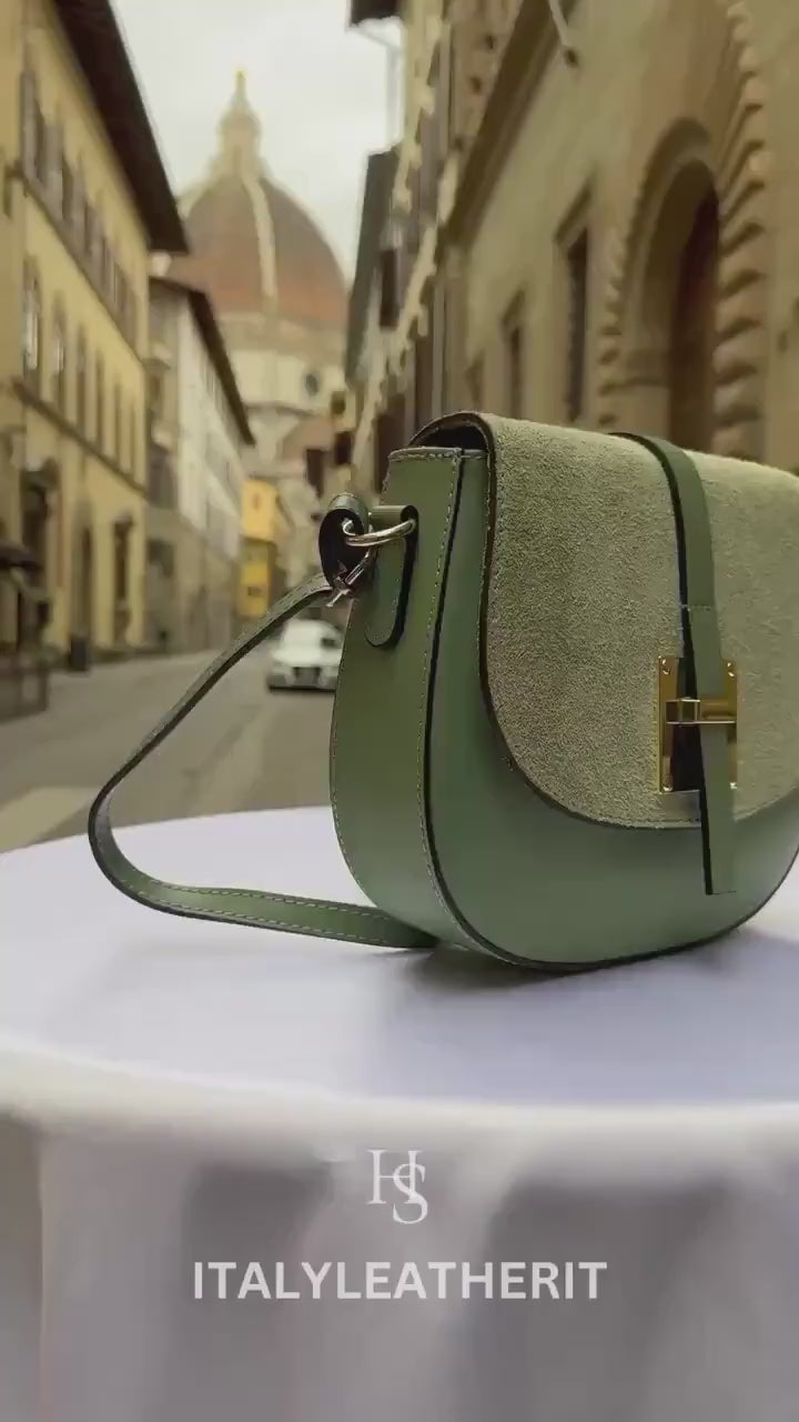 Italian Handmade Leather Bags for Women | Elegant Leather Tote & Crossbody Bag from Florence, daily bag